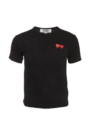 Comme Des Garçons Pre-Owned Play heart embroidered T-shirt - Black