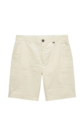 Tombolini belt-loop turn-up shorts - Neutrals