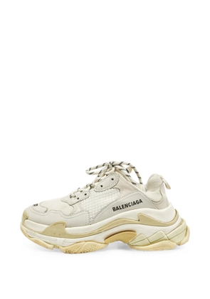Balenciaga Pre-Owned Triple S panelled sneakers - White