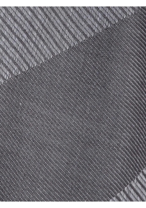 Gucci Pre-Owned GG jacquard fringed scarf - Grey