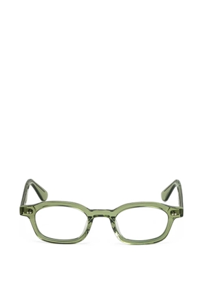 akila Ceres geometric-frame glasses - Green