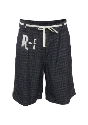 Emporio Armani Pre-Owned drawstring-waist shorts - Blue