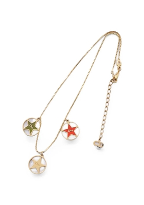 Christian Dior Pre-Owned 2010s Star-pendant necklace - Gold