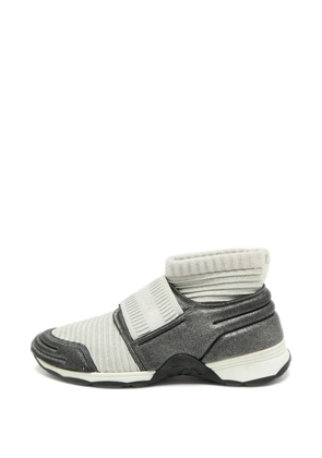 CHANEL Pre-Owned Stretch Spirit slip-on sneakers - Grey