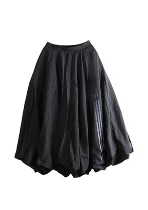 Y-3 stripe-detail balloon maxi skirt - Black