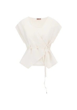 Herno fade-effect belted top - Neutrals