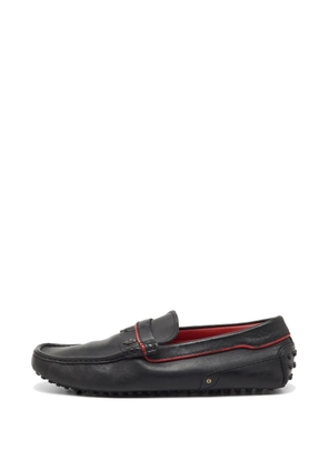 Tod's Vintage x Ferrari leather loafers - Black