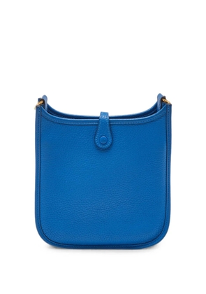 Hermès Pre-Owned 2022 Evelyne leather cross-body bag - Blue