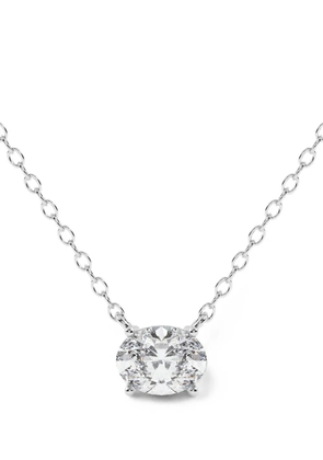 Diamond Essentials oval-diamond necklace - Silver