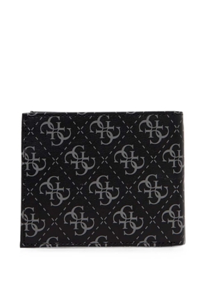 GUESS USA monogram-print wallet - Black