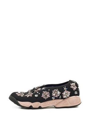 Christian Dior Pre-Owned Fusion embellished sneakers - Black