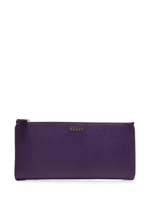 Bally leather continental wallet - Purple