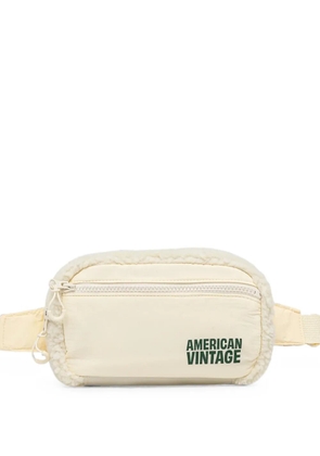 American Vintage logo-print belt bag - Neutrals
