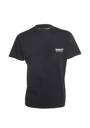 Balenciaga Pre-Owned logo-print short-sleeve T-shirt - Black