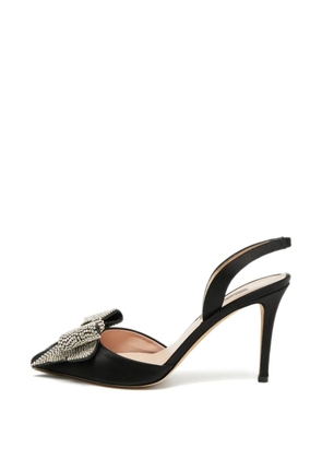 SJP by Sarah Jessica Parker The LJ Recital embellished-bow heeled pumps - Black