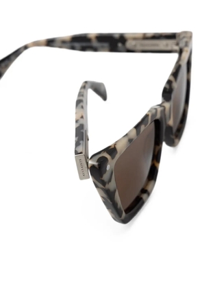AllSaints tortoiseshell-effect cat-eye sunglasses - Neutrals