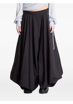 Y-3 gradient-stripe balloon maxi skirt - Black