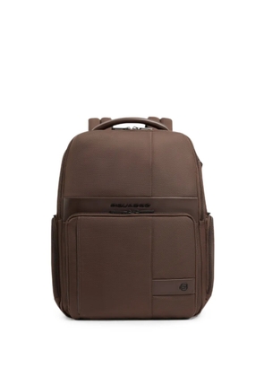 PIQUADRO expandable laptop backpack - Brown