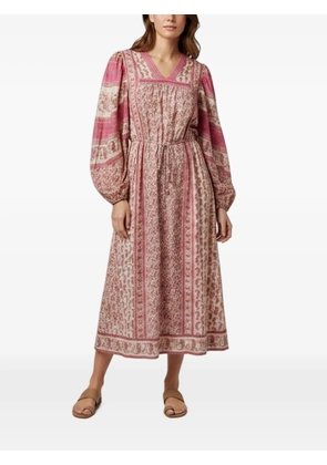 ZIMMERMANN paisley-print puff-sleeve maxi dress - Neutrals