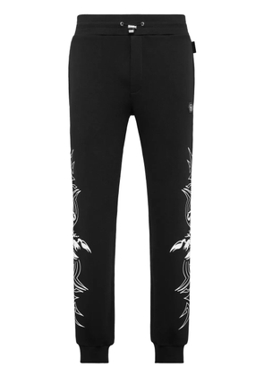 Philipp Plein Scorpion cotton track pants - Black