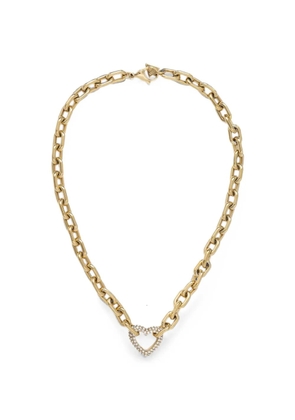GUESS USA Beloved heart-pendant chain-link necklace - Gold