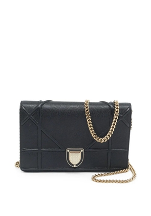 Christian Dior Pre-Owned 2016 Diorama wallet cross body bag - Black