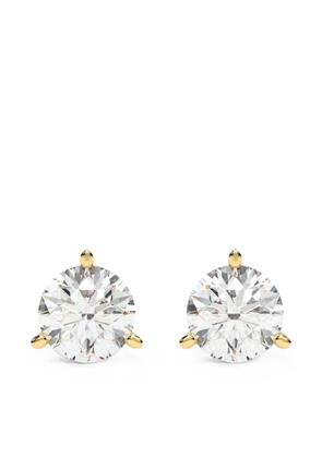 Diamond Essentials lab-grown diamond stud earrings - Gold