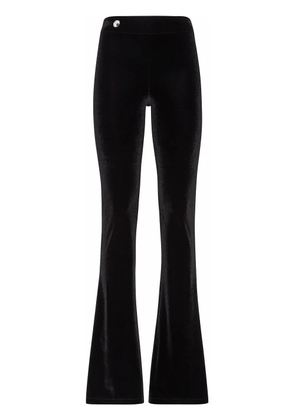 Philipp Plein high-waisted flared leggings - Black