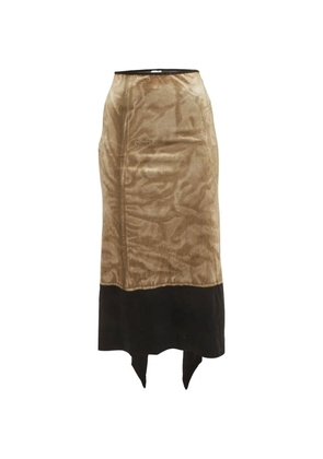 Loewe Pre-Owned Trompe L'oeil midi skirt - Neutrals