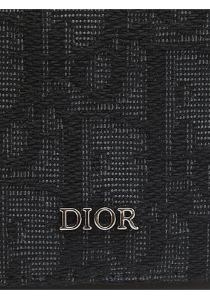 Christian Dior Pre-Owned Oblique canvas flap card case - Black