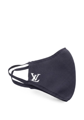 Louis Vuitton Pre-Owned 2020 logo-embroidered face mask - Black