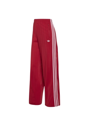 adidas Firebird striped track pants - Red