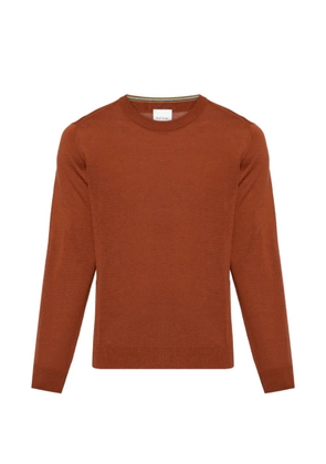 Paul Smith ribbed-trim crewneck sweater - Brown