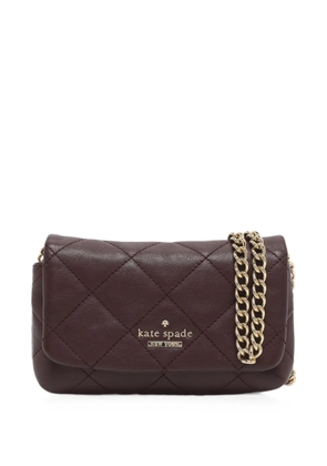 Kate Spade quilted leather crossbody bag - Red
