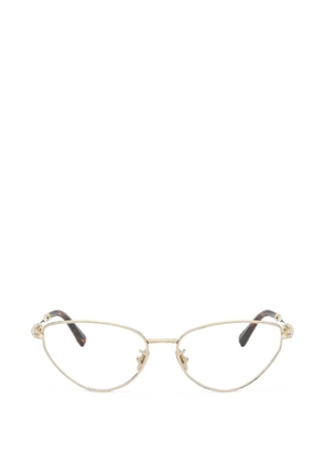 Tiffany & Co Eyewear knot-detail glasses - Gold