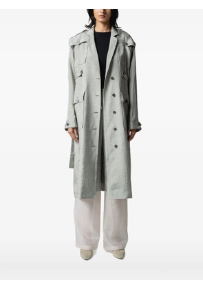 Muller Of Yoshiokubo belted button-up jacket - Green