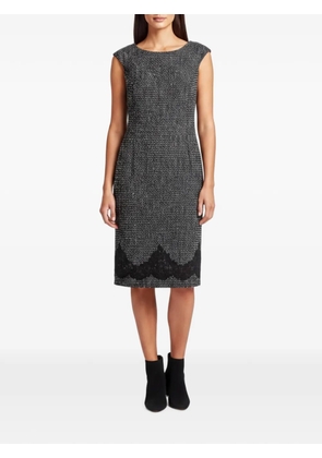 Off-White Pre-Owned lace-trim sleeveless dress - Black