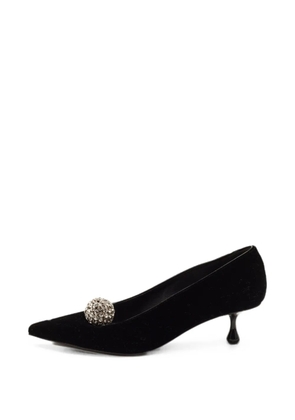 Jimmy Choo Pre-Owned Orb pointed-toe pumps - Black
