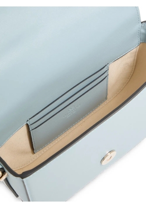 Valentino Garavani VLogo Walk small calfskin cross body bag - Blue
