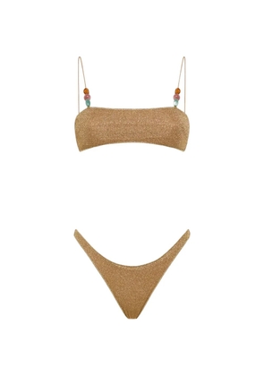 Oséree bead-embellished bikini - Gold