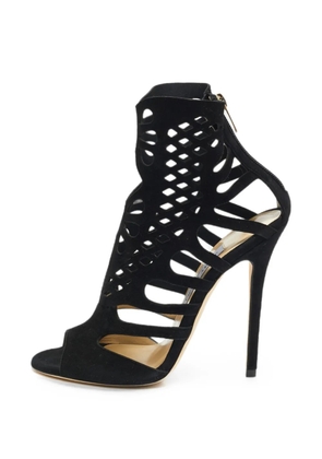 Jimmy Choo Pre-Owned Imogen cut-out sandals - Black
