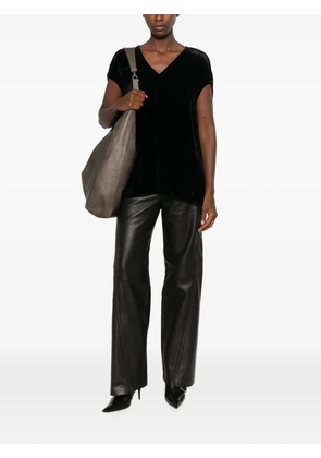 Rick Owens V-neck blouse - Black