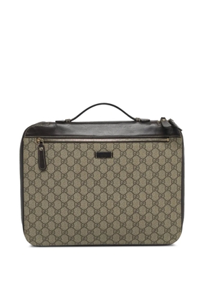 Gucci Pre-Owned GG-pattern briefcase - Neutrals