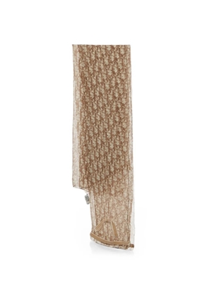 Christian Dior Pre-Owned Oblique print scarf - Neutrals