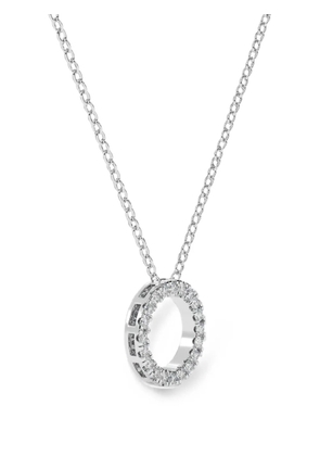 Diamond Essentials circle-pendant diamond necklace - Silver