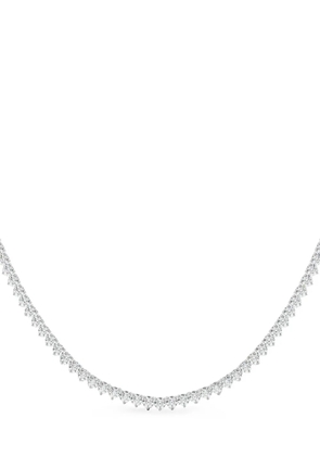 Diamond Essentials diamond tennis necklace - Silver