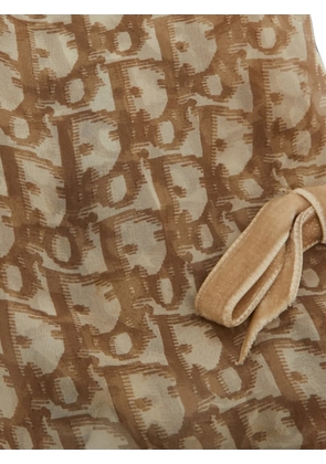 Christian Dior Pre-Owned Oblique print scarf - Neutrals