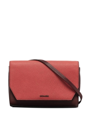 Coach Saffiano leather crossbody bag - Brown