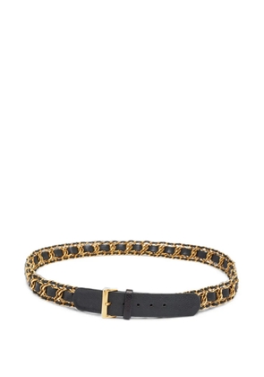 Chloé Pre-Owned chain-link buckle belt - Black
