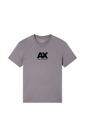 Armani Exchange logo-print jersey T-shirt - Grey